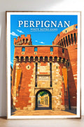 Affiche Perpignan Porte Notre-Dame