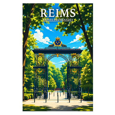 Affiche Reims Basses-Promenades