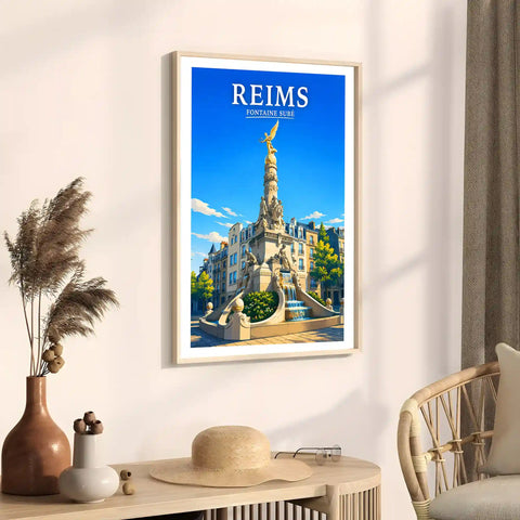 Affiche Reims Fontaine Subé