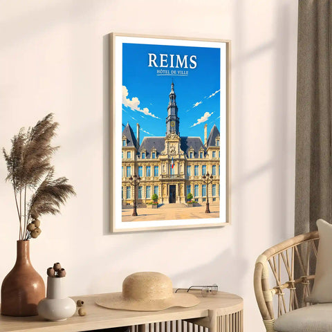 Affiche Reims Hôtel de Ville