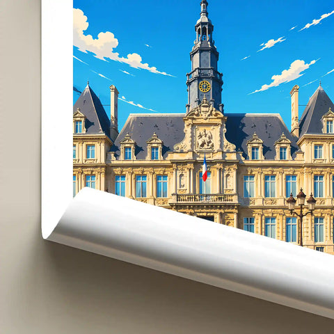 Affiche Reims Hôtel de Ville
