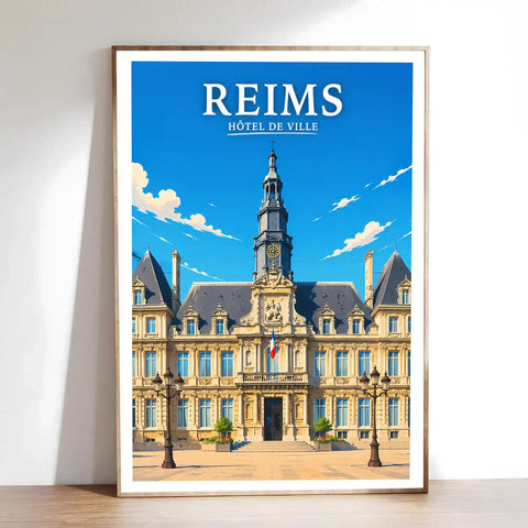 Affiche Reims Hôtel de Ville