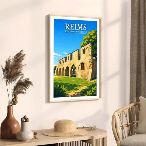 Affiche Reims Square des Cordeliers