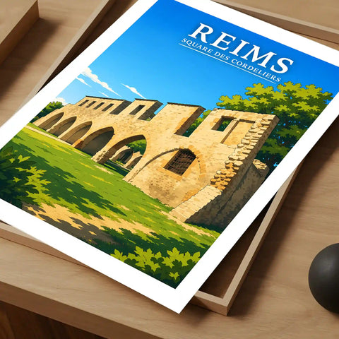 Affiche Reims Square des Cordeliers