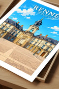 Affiche Rennes Hôtel de Ville
