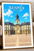 Affiche Rennes Hôtel de Ville