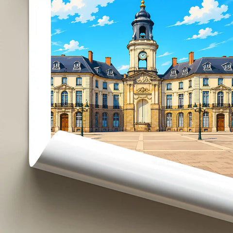 Affiche Rennes Hôtel de Ville