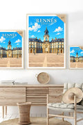 Affiche Rennes Hôtel de Ville