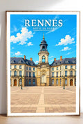 Affiche Rennes Hôtel de Ville