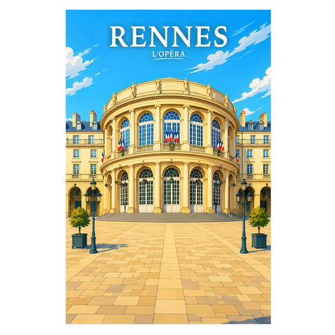 Affiche Rennes L'Opéra