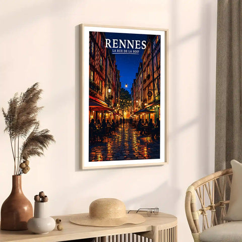 Affiche Rennes La Rue de la Soif