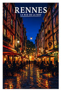 Affiche Rennes La Rue de la Soif