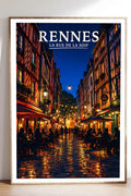 Affiche Rennes La Rue de la Soif