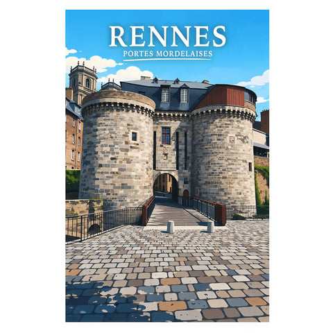 Affiche Rennes Portes Mordelaises