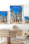 Affiche Rouen Cathédrale Notre-Dame