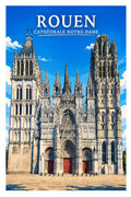 Affiche Rouen Cathédrale Notre-Dame
