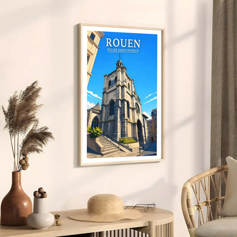 Affiche Rouen Église Saint-Patrice