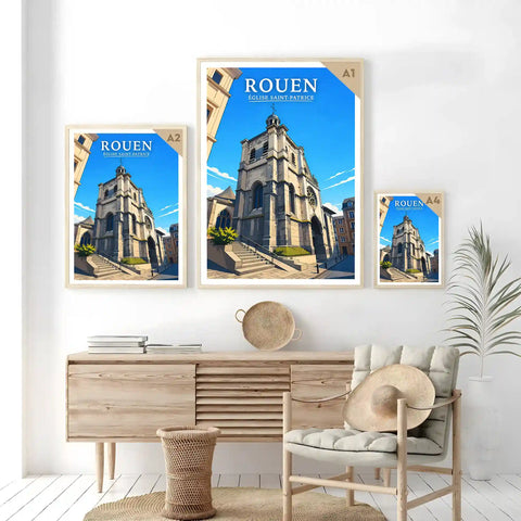 Affiche Rouen Église Saint-Patrice