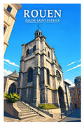 Affiche Rouen Église Saint-Patrice