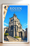 Affiche Rouen Église Saint-Patrice
