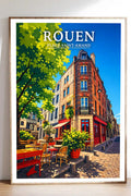 Affiche Rouen Place Saint-Amand