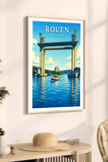 Affiche Rouen Pont Flaubert