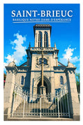 Affiche Saint-Brieuc Basilique Notre-Dame-d'Espérance