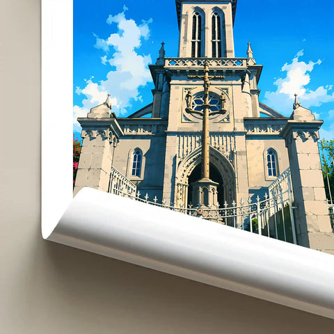 Affiche Saint-Brieuc Basilique Notre-Dame-d'Espérance