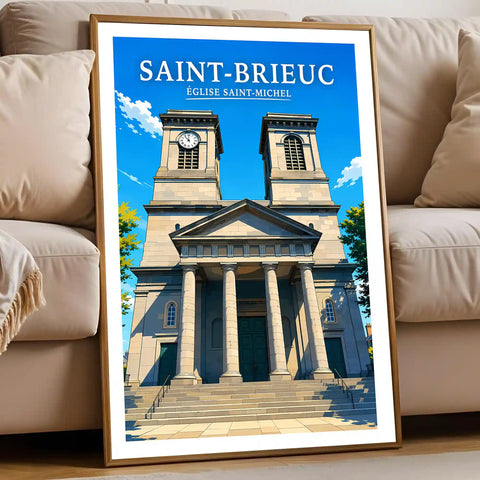Affiche Saint-Brieuc Église Saint-Michel