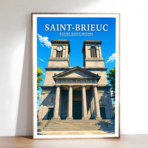 Affiche Saint-Brieuc Église Saint-Michel