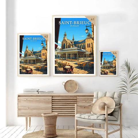Affiche Saint-Brieuc Les Halles