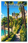 Affiche Saint-Brieuc Promenade du Clair de Lune