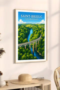 Affiche Saint-Brieuc Viaduc des Ponts-Neufs