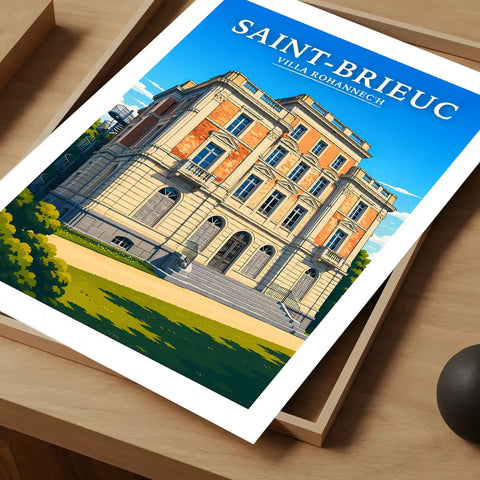 Affiche Saint-Brieuc Villa Rohannec'h