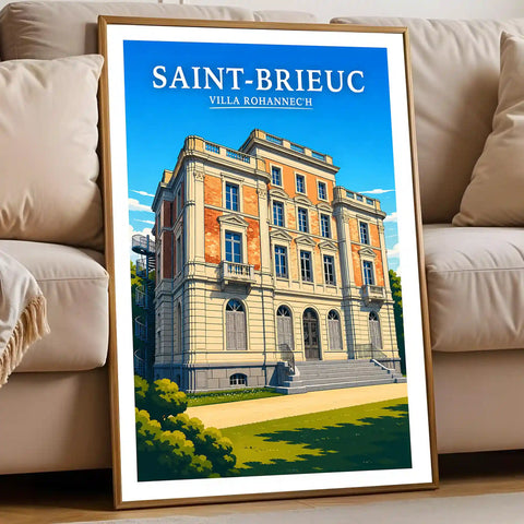 Affiche Saint-Brieuc Villa Rohannec'h