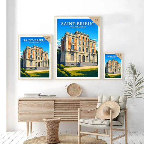 Affiche Saint-Brieuc Villa Rohannec'h