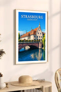 Affiche Strasbourg Ancienne Douane