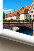 Affiche Strasbourg Ancienne Douane