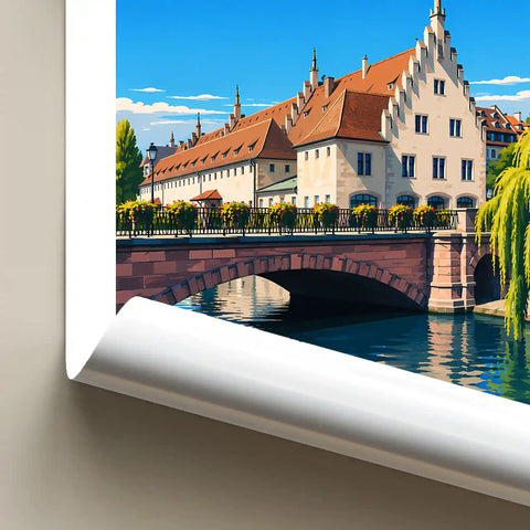 Affiche Strasbourg Ancienne Douane