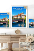 Affiche Strasbourg Ancienne Douane