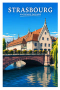 Affiche Strasbourg Ancienne Douane