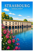 Affiche Strasbourg Barrage Vauban