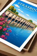 Affiche Strasbourg Barrage Vauban