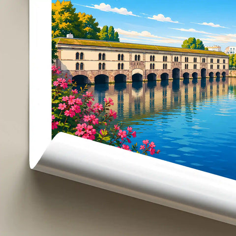 Affiche Strasbourg Barrage Vauban