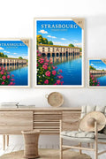 Affiche Strasbourg Barrage Vauban