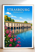 Affiche Strasbourg Barrage Vauban