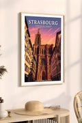 Affiche Strasbourg Capitale de l'Alsace