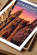 Affiche Strasbourg Capitale de l'Alsace