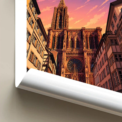 Affiche Strasbourg Capitale de l'Alsace