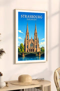 Affiche Strasbourg Église Saint-Paul